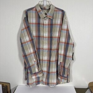 Mutual Weave 2XLT Men L/S Shirt NWT‎ Plaid D2